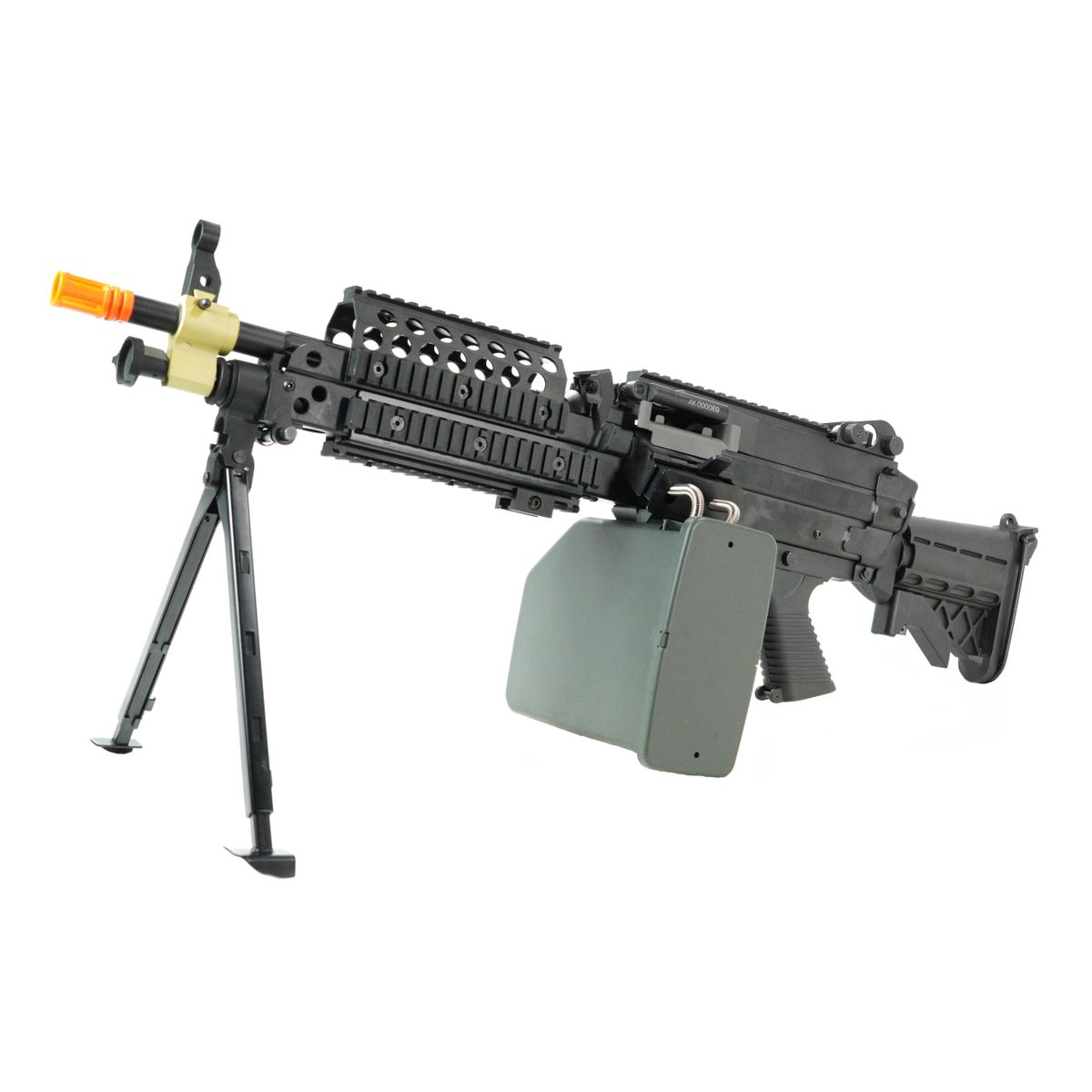 A&K M249 Full Metal MK46 SAW Machine Gun
